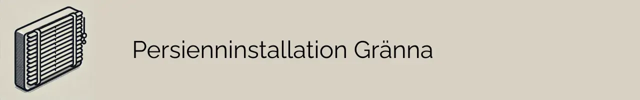 Persienninstallation Gränna