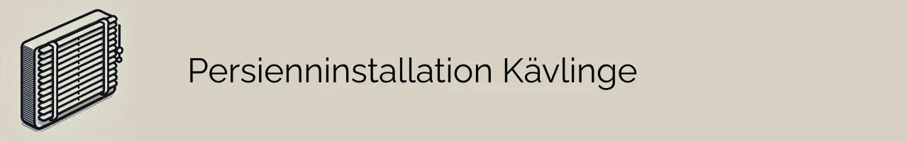 Persienninstallation Kävlinge