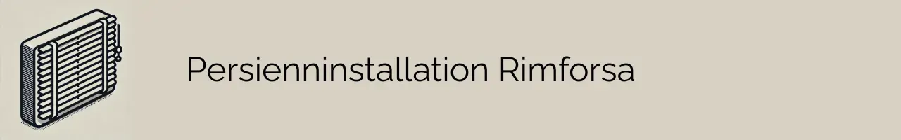 Persienninstallation Rimforsa