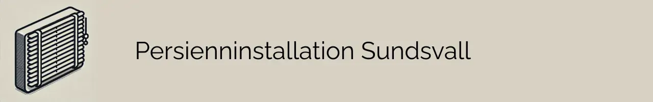 Persienninstallation Sundsvall