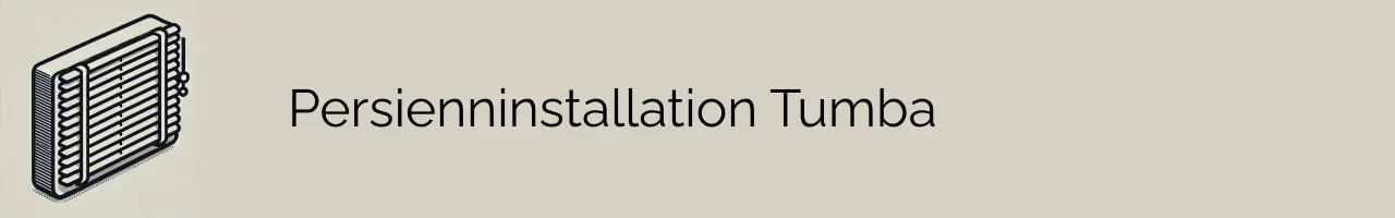 Persienninstallation Tumba