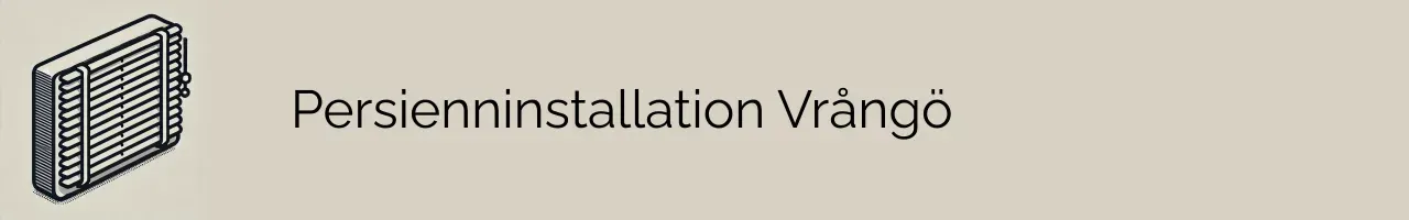 Persienninstallation Vrångö