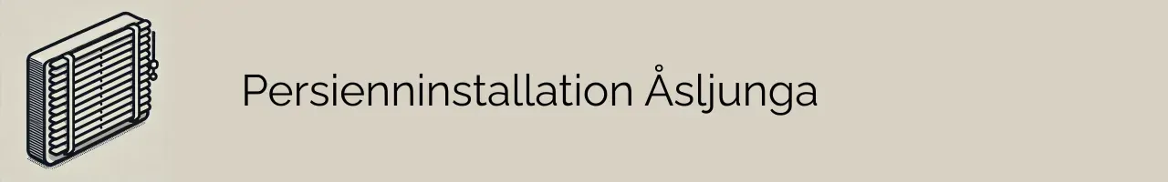 Persienninstallation Åsljunga