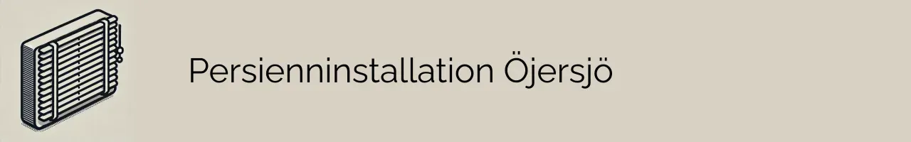 Persienninstallation Öjersjö